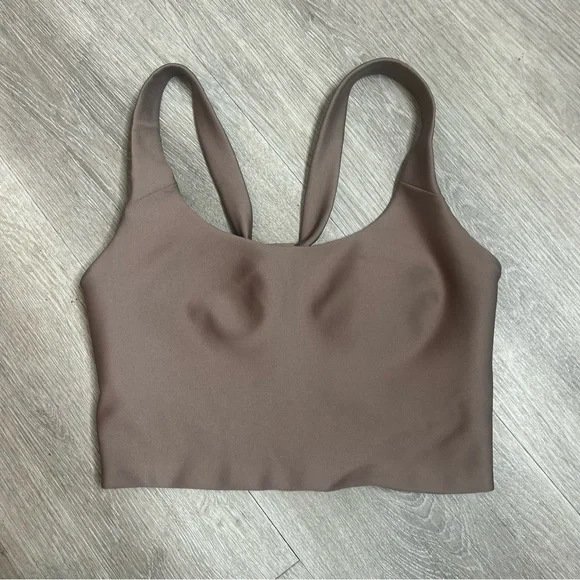 ALO Yoga Airlift Sleek Mauve Sports Bra.Size XS - Picture 5 of 6